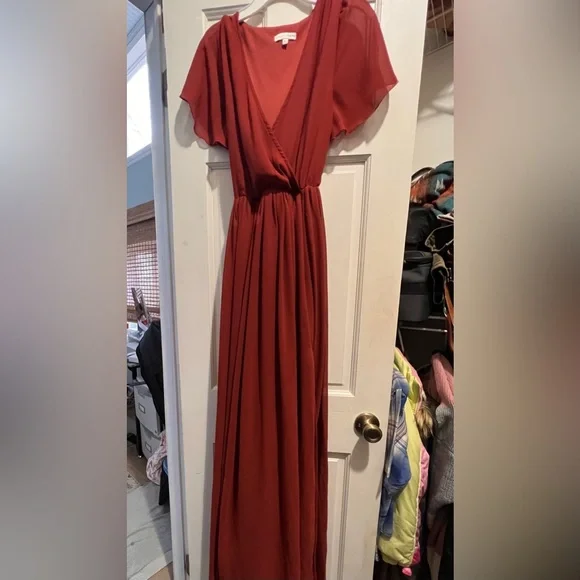 Brick Baltic Born Bridesmaid Dress